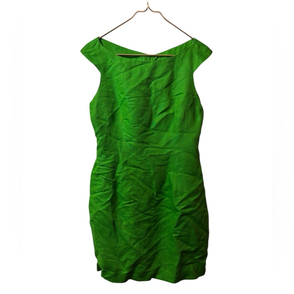 Geary Roark Kamisato | green dress 12p 12 p vintage